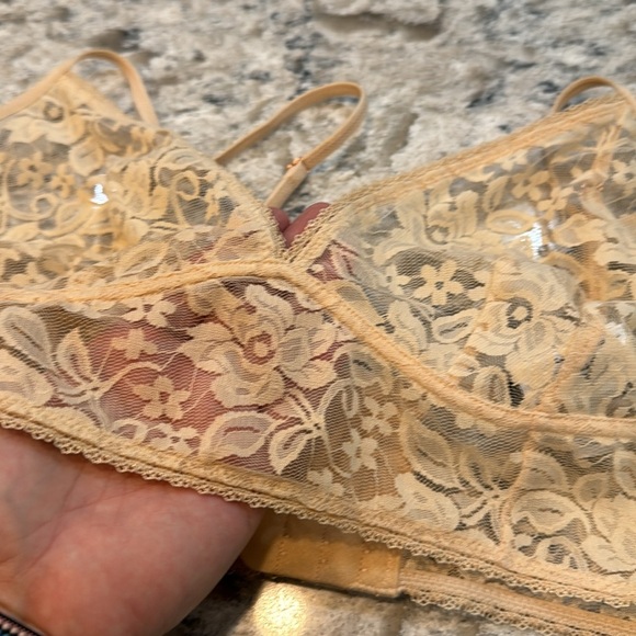 INC | Lace Bralette in Almond Latte Size SMALL - Picture 9 of 10
